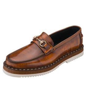 Costo Shoes SNM1910 Taba Açma Deri Eva Rahat Hafif Taban Giydirimi Rahat Geniş Kalıp Özel Seri El İşçiliği Erkek Ayakkabı