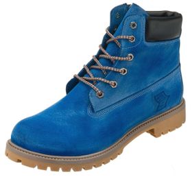 Costo Shoes TLAND0802 Saks Mavi Nubuk Erkek Bot