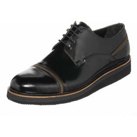 Costo Shoes US1325 Siyah Deri Eva Taban Erkek Ayakkabı