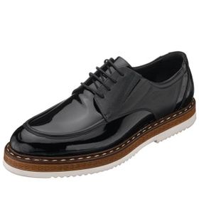 Costo Shoes VLV219 Siyah Deri Rahat Hafif Eva Taban Premium Serisi Erkek Ayakkabı