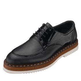 Costo Shoes VLV219 Siyah Deri Rahat Hafif Eva Taban Premium Serisi Erkek Ayakkabı
