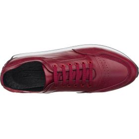 Costo Shoes YC2023 Bordo Deri Rahat Hafif Taban Geniş Kalıp Yeni Sezon Erkek Spor Ayakkabı