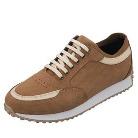 Costo Shoes YC2023 Kum Nubuk Rahat Hafif Taban Geniş Kalıp Yeni Sezon Deri Erkek Spor Ayakkabı
