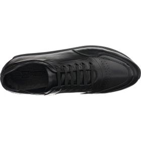 Costo Shoes YC2023 Siyah Deri Rahat Hafif Taban Geniş Kalıp Yeni Sezon Erkek Spor Ayakkabı