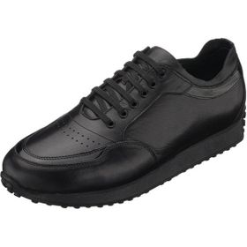 Costo Shoes YC2023 Siyah Deri Rahat Hafif Taban Geniş Kalıp Yeni Sezon Erkek Spor Ayakkabı