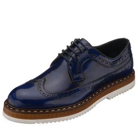 Costo Shoes YKP713 Lacivert Açma Eva Taban Premıum Serisi Rahat Geniş Kalıp Hafif Özel Seri El işçiliği Erkek Klasik Ayakkabılar