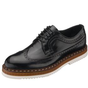 Costo Shoes YKP713 Siyah Açma Eva Taban Premium Serisi Rahat Geniş Kalıp Hafif Özel Seri El işçiliği Erkek Ayakkabı
