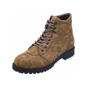 Costo Shoes YN2022 Kamuflaj Desenli Büyük Numara Dana Derisi Erkek Bot