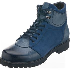 Costo Shoes YN2022 Lacivert Büyük Numara Dana Derisi Erkek Bot