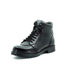 Costo Shoes YN2022 Siyah Büyük Numara Dana Derisi Erkek Bot