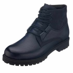Costo Shoes YNS2002 Lacivert Büyük Numara Dana Derisi Erkek Bot