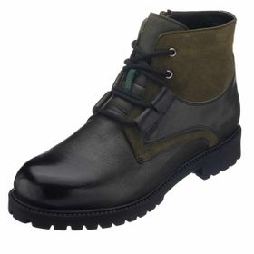 Costo Shoes YNS2002 Siyah Büyük Numara Dana Derisi Erkek Bot