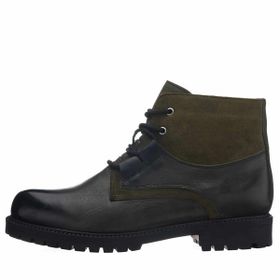 Costo Shoes YNS2002 Siyah Büyük Numara Dana Derisi Erkek Bot