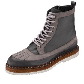 Costo Shoes ZM402 Deri Gri Nubuk Rahat Geniş Kalıp Hafif Eva Taban Premium Serisi Erkek Bot