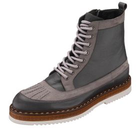 Costo Shoes ZM402 Deri Gri Nubuk Rahat Geniş Kalıp Hafif Eva Taban Premium Serisi Erkek Bot