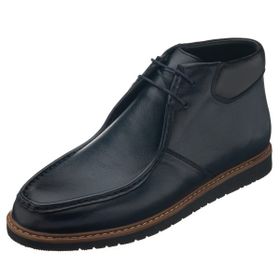 Costo Shoes ZU0106 Lacivert Deri Büyük Numara Dana Derisi Erkek Bot