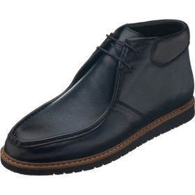 Costo Shoes ZU0106 Lacivert Deri Büyük Numara Dana Derisi Erkek Bot