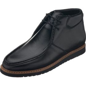 Costo Shoes ZU0106 Siyah Deri Büyük Numara Dana Derisi Erkek Bot