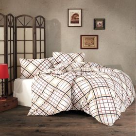 Cote Blanc Highland Pamuk Ranforce 200x220 cm Renkli Çift Kişilik Nevresim Takımı