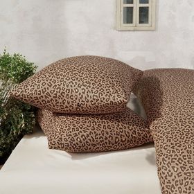 Cote Blanc Leopar %100 Pamuk Tek Kişilik Nevresim Takımı
