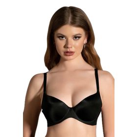 Cotonhause 336040 Lotus Lazer Kesim Destekli Balenli Siyah Kadın Sütyen