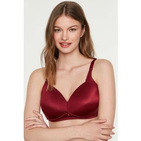 Cotonhause 347100 Boş Kap Desteksiz Bordo Kadın Sütyen