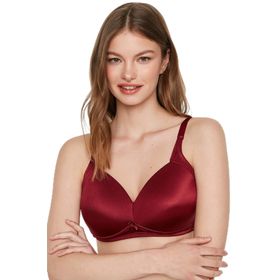 Cotonhause 347100 Boş Kap Desteksiz Bordo Kadın Sütyen