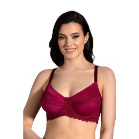 Cotonhause 348110 Toparlayıcı Mürdüm Kadın Sütyen