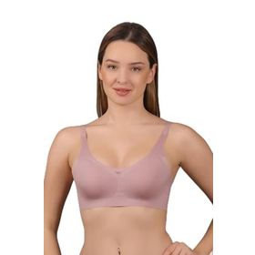 Cotonhause C3T3N6O110 Lazer Kesim İnce Süngerli Desteksiz Crop Pudra Kadın Sütyen