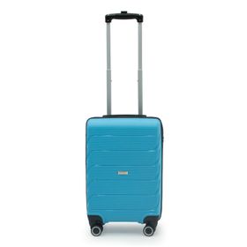 Cotpoly Home Copella 55 cm Mavi PP Polipropilen Kırılmaz Kabin Boy Valiz
