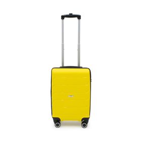 Cotpoly Home Copella 55 cm Sarı PP Polipropilen Kırılmaz Kabin Boy Valiz