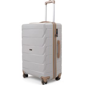 Cotpoly Home Copella PP Polipropilen ve Kırılmaz Büyük Boy 75 cm Gri Valiz