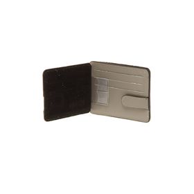 Cotton Bar 114 Gri Erkek Deri Cüzdan