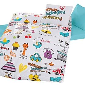 Cotton Box %100 Pamuk Beyaz Bebek Nevresim Takımı