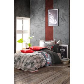 Cotton Box 180x230 cm Rock Kırmızı Genç Odası Tek Kişilik Complete Set