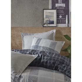 Cotton Box 200x220 cm Miranda Gri Çift Kişilik Nevresim Takımı