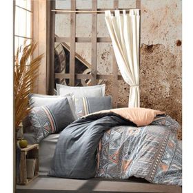 Cotton Box Adiel Gri Çift Kişilik Nevresim Takımı