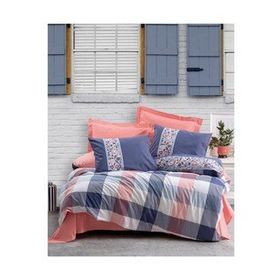 Cotton Box Alaçatı Cielo Mercan Çift Kişilik Nevresim Takım