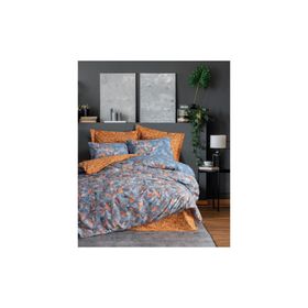 Cotton Box Alekra Modeline Çift Kişilik Hardal Nevresim Takımı