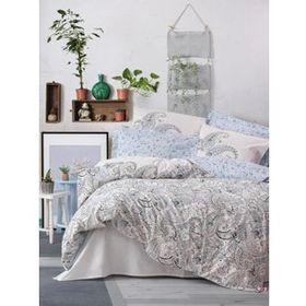 Cotton Box Alessi Bohem Mavi Çift Kişilik Nevresim Takımı Seti