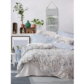 Cotton Box Alessi Bohem Mavi Çift Kişilik Nevresim Takımı Seti