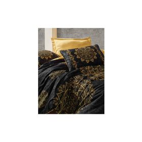 Cotton Box Alvina Gold Saten Çift Kişilik Nevresim Takımı Seti