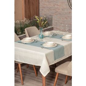 Cotton Box Antique Jasmine Krem 155x160 cm Masa Örtüsü Seti