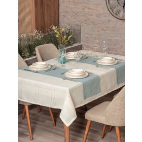 Cotton Box Antique Jasmine Krem 155x160 cm Masa Örtüsü Seti