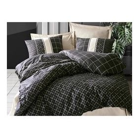 Cotton Box Antre Bej Dark Çift Kişilik Nevresim Takımı