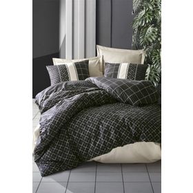 Cotton Box Antre Bej Dark Çift Kişilik Nevresim Takımı