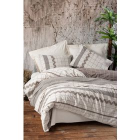 Cotton Box Aren Toprak Kahve Tek Kişilik Nevresim Takımı Seti