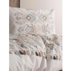 Cotton Box Asilo Kahve Candy Çift Kişilik 200x220 cm Nevresim Takımı
