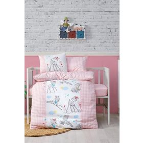 Cotton Box Bambi Pembe Bebek Nevresim Takımı