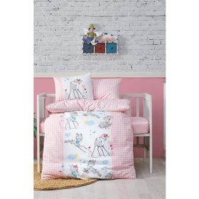 Cotton Box Bambi Pembe Bebek Nevresim Takımı